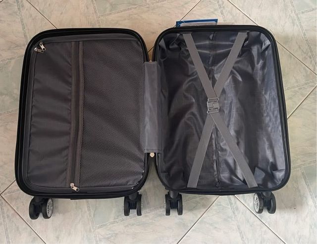 Valigia Easytrip gialla 4 ruote 50x35x20