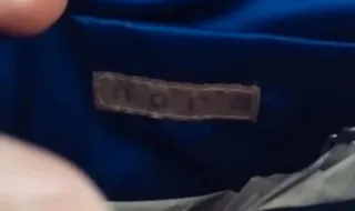 Bolso de fiesta Nora azul raso con brillos