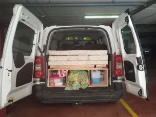 Mueble Cama + Colchón + protectores ventanas