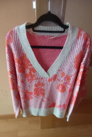 Jersey mujer estampado floral talla única