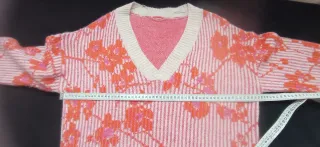 Jersey mujer estampado floral talla única