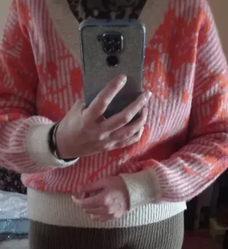 Jersey mujer estampado floral talla única