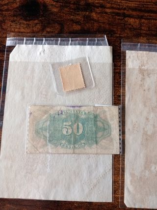 Lote II República: Billetes, Monedas y Sellos