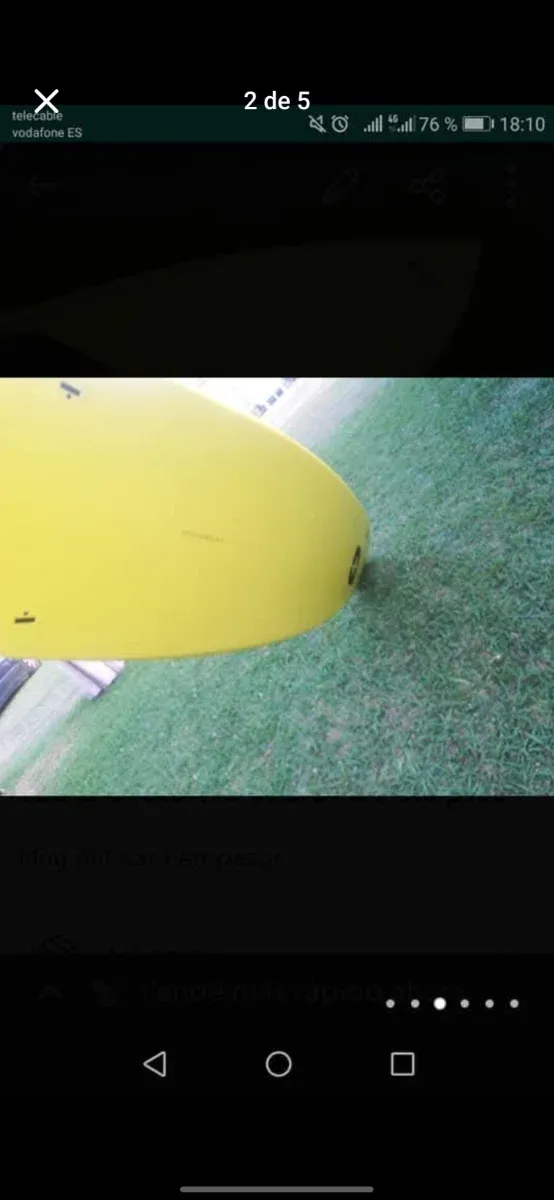 Tabla de surf Seafor amarilla