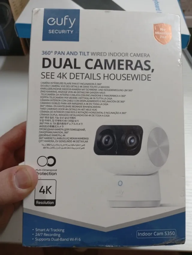 Cámara Vigilancia eufy Indoor CAM S350 4K