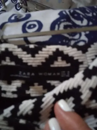 Minifalda Zara geométrica