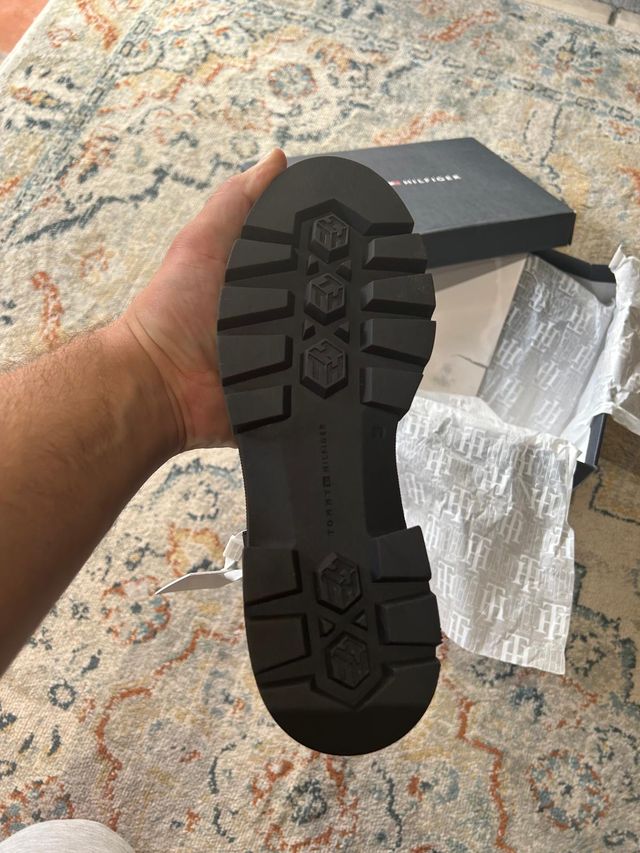 Botas Tommy Hilfiger Negras Terciopelo Talla 39