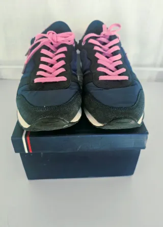 Zapatillas Valecuatro Azul y Rosa