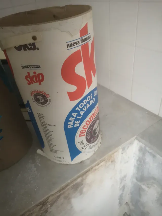 3 Tambores Detergente Antiguos OLA y SKIP