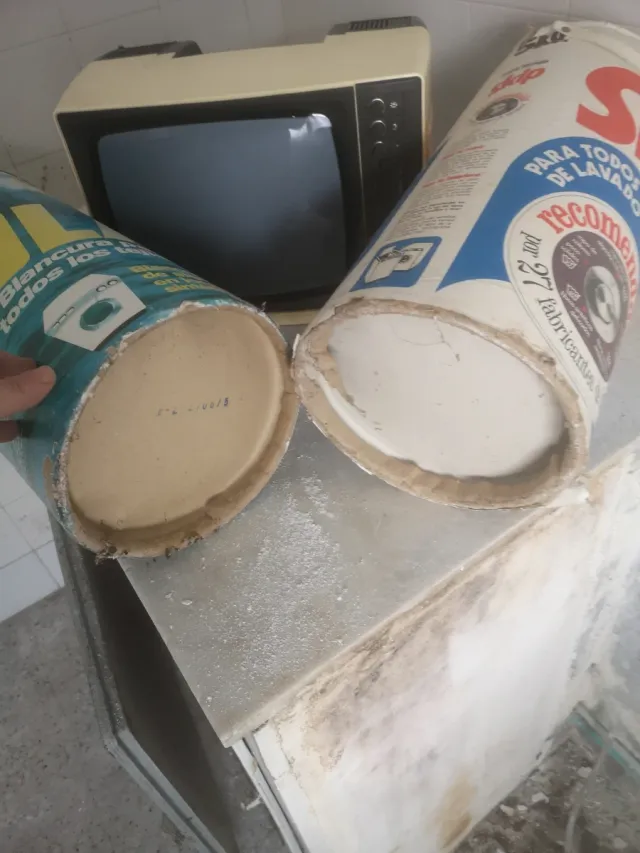 3 Tambores Detergente Antiguos OLA y SKIP