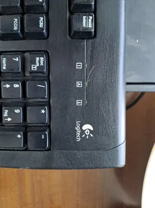 Tastiera Logitech USB Nera