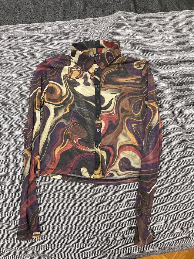 Camisa Stradivarius M estampada