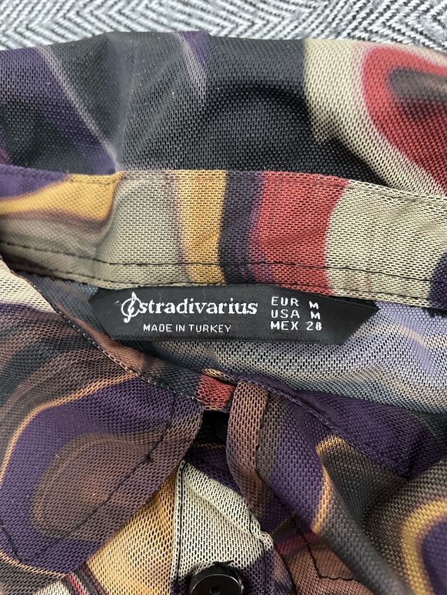 Camisa Stradivarius M estampada