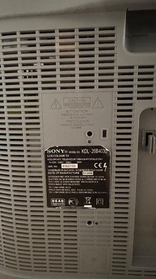 Televisor Sony Bravia 26 LCD Plata