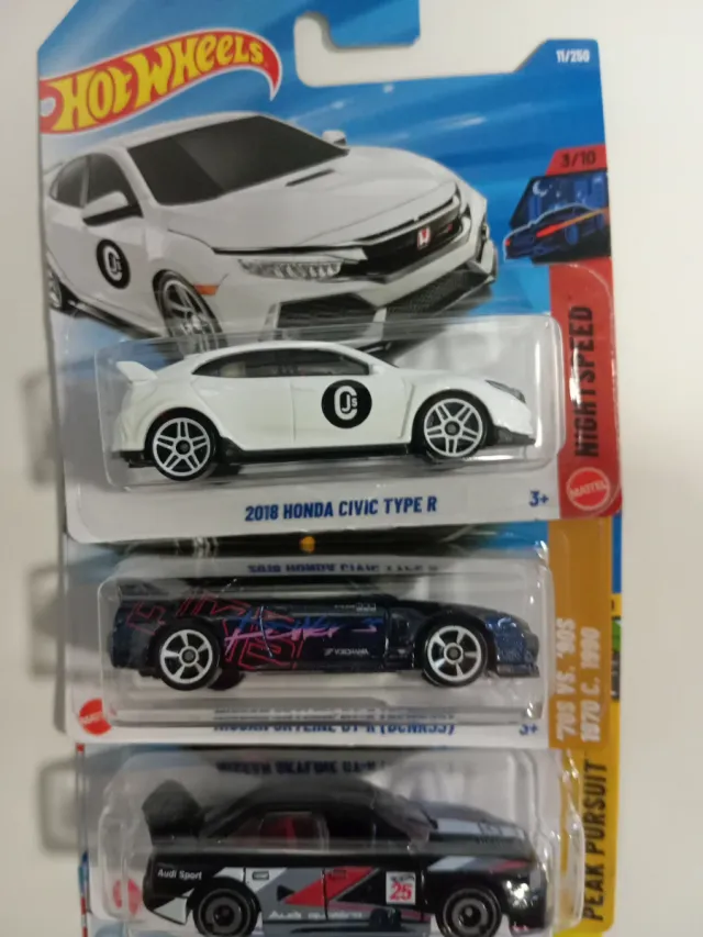 Lote 5 Coches Hot Wheels
