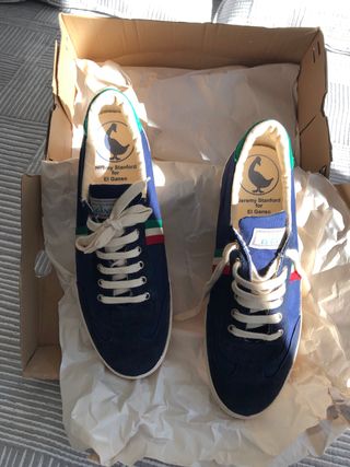 Zapatillas El Ganso Lona Azul Marino