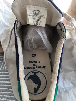 Zapatillas El Ganso Lona Azul Marino