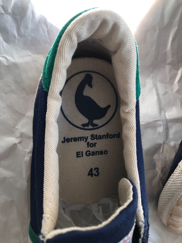 Zapatillas El Ganso Lona Azul Marino