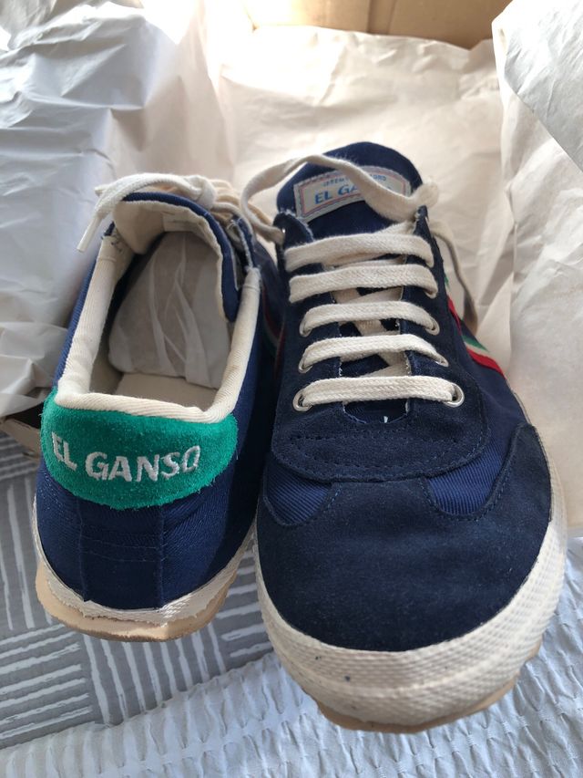 Zapatillas El Ganso Lona Azul Marino