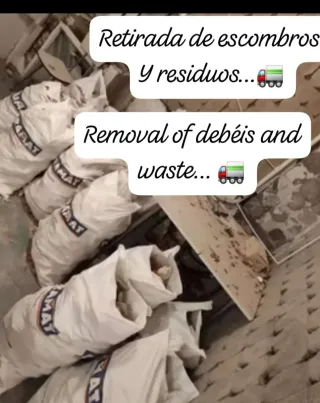 Retirada de escombros ya y residuos  Económico
