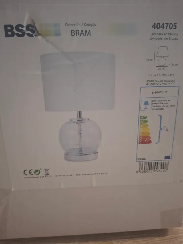 Lámpara de mesa BSS Bram