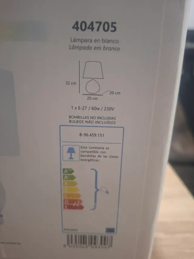 Lámpara de mesa BSS Bram