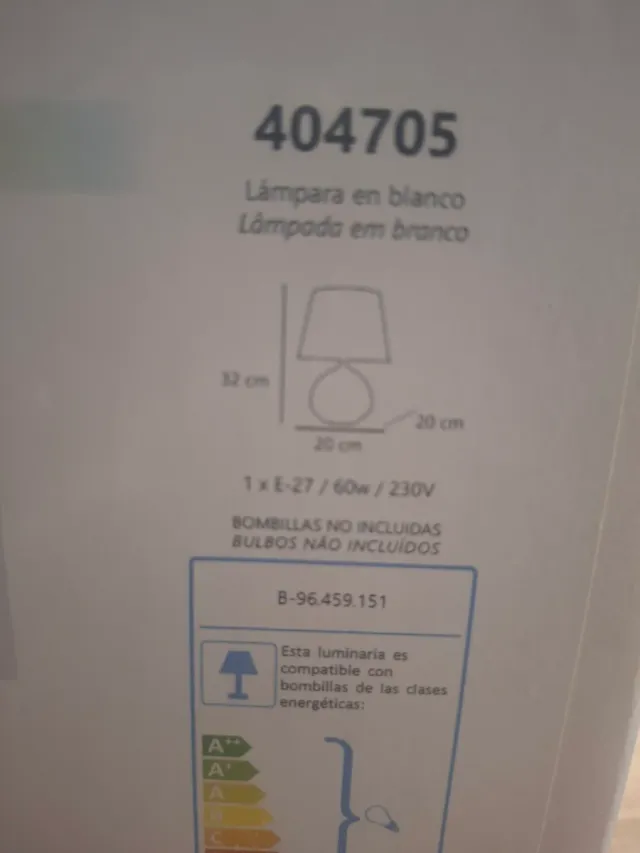Lámpara de mesa BSS Bram