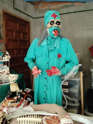 Halloween Disfraz Cirujana Caníbal