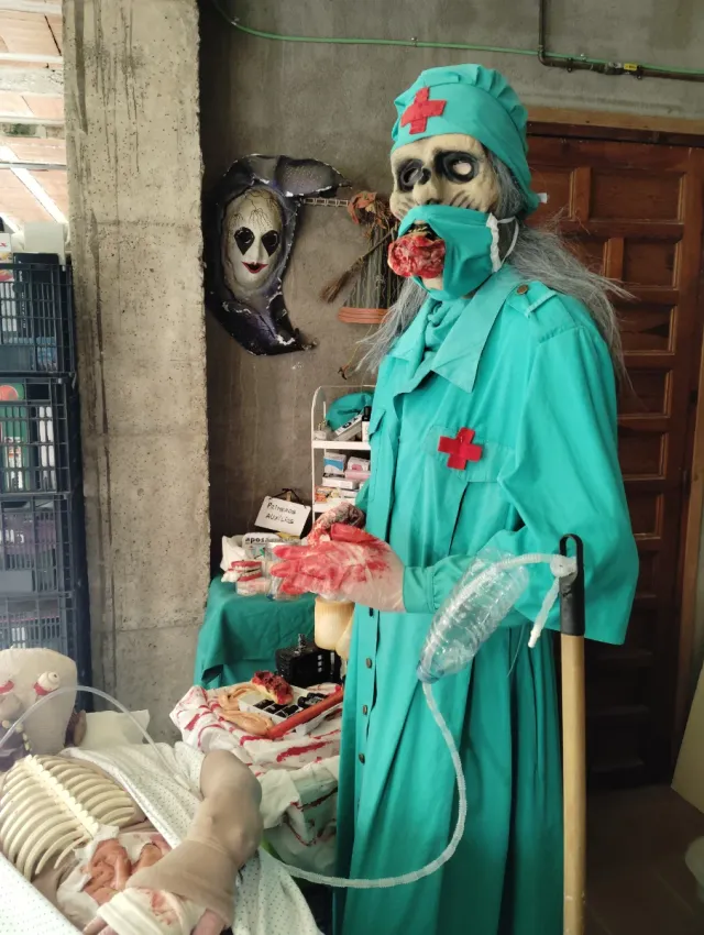 Halloween Disfraz Cirujana Caníbal