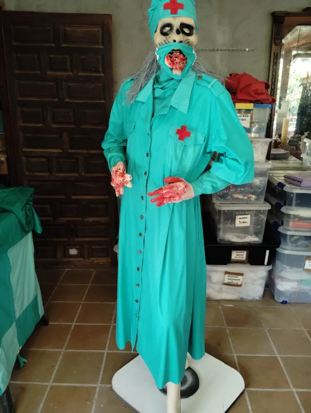 Halloween Disfraz Cirujana Caníbal