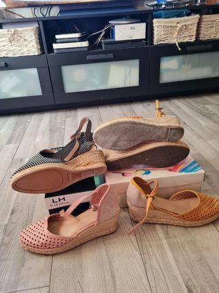 Alpargatas de cuña LA HALLE talla 41