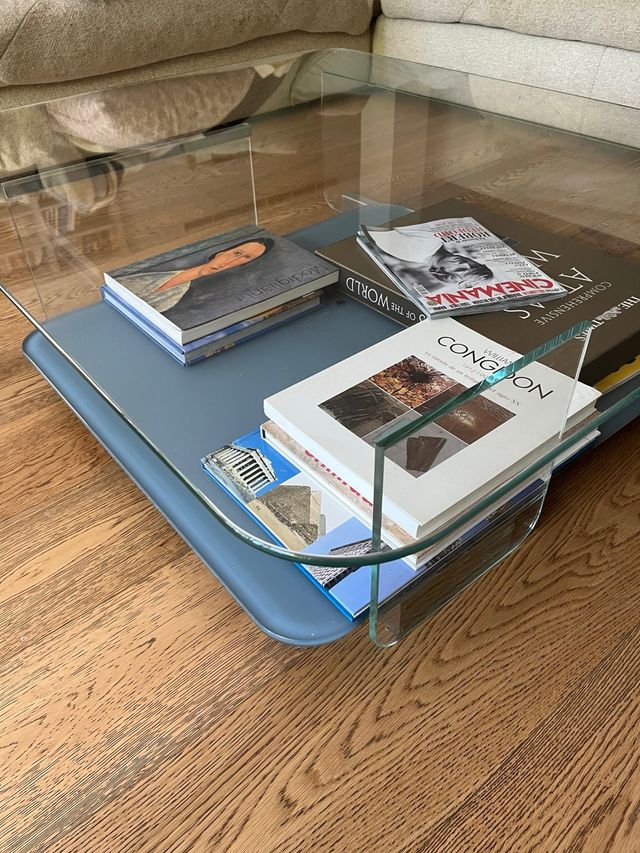 Mesa Centro Cristal Natuzzi