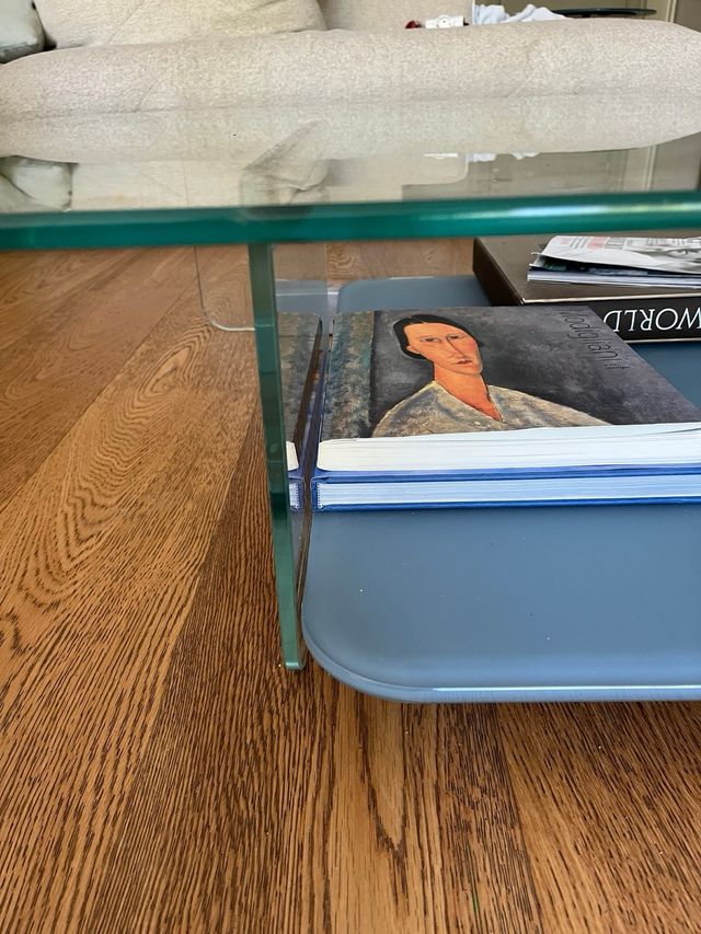 Mesa Centro Cristal Natuzzi