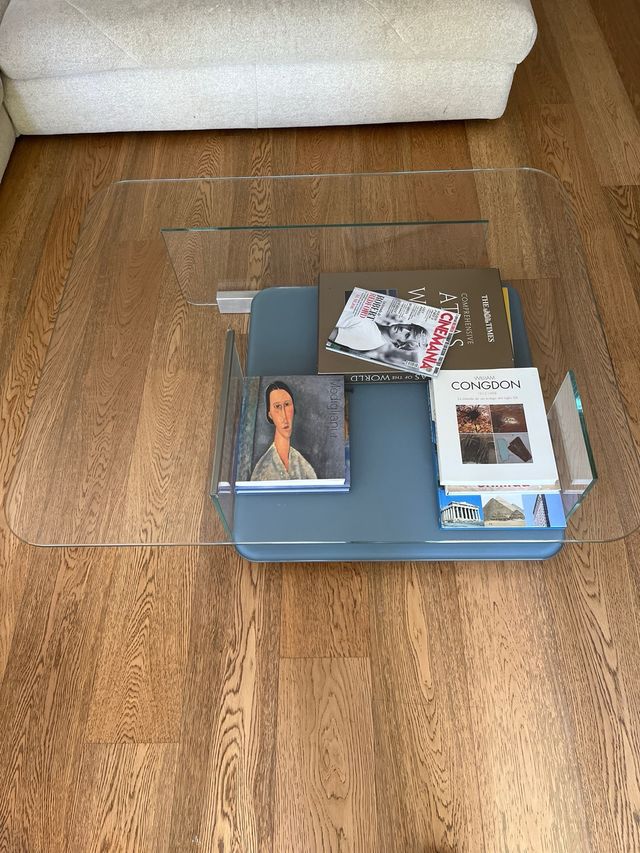 Mesa Centro Cristal Natuzzi