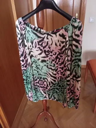 Blusa mujer talla S estampado animal
