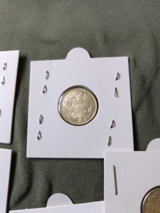 Monedas Plata 50 Pennia Finlandia 1916