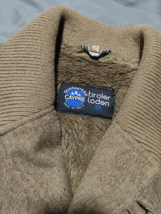 Abrigo Tiroler Loden Marrón talla 54