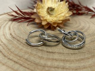 🌟Pendientes Doble aro colgando de Aro