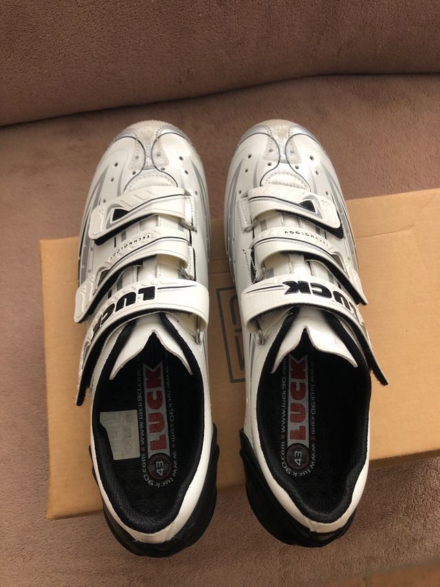 Zapatillas Ciclismo Luck Blancas