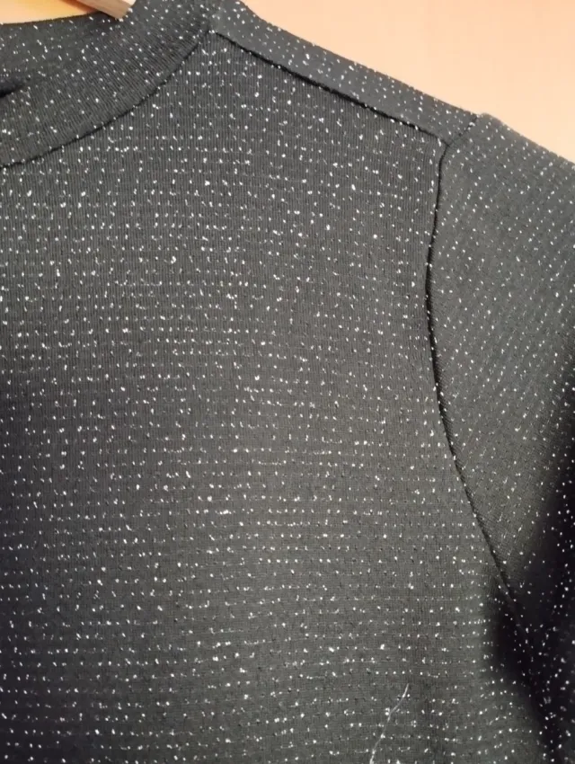 Vestido fiesta niña Zeeman negro brillante