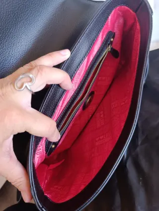 Bolso Love Moschino Piel Negro Convertible Bandole