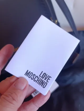 Bolso Love Moschino Piel Negro Convertible Bandole