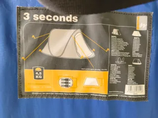 Tienda de campaña Quechua 3 segundos