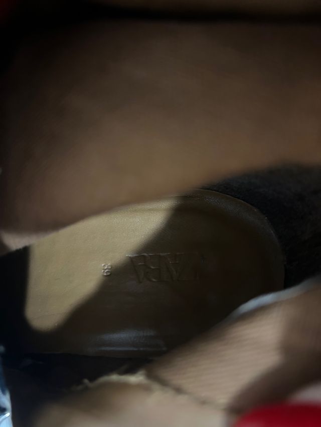 Botas altas Zara negras talla 39