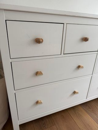 Cómoda HEMNES 8 cajones blanca