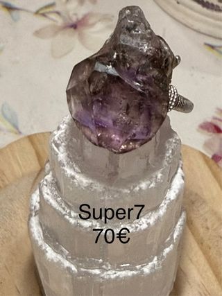 Anillos Plata 925 Minerales bruto Ajustables