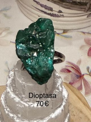 Anillos Plata 925 Minerales bruto Ajustables