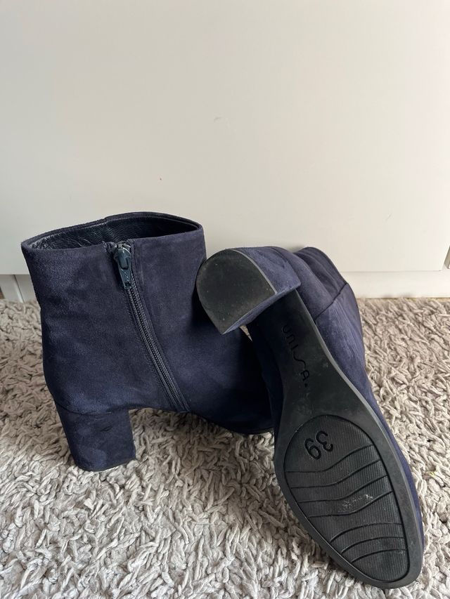 Botines Unisa azul marino