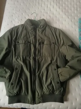 Cazadora caballero verde