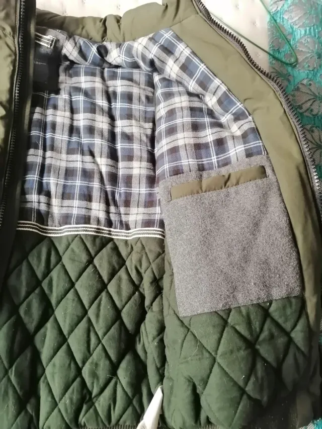 Cazadora caballero verde